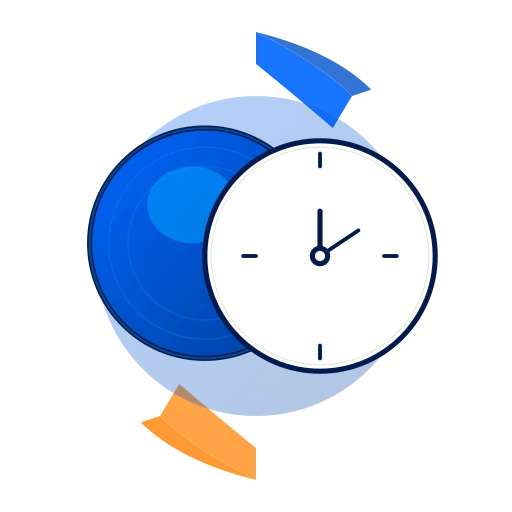 GMT to EST logo
